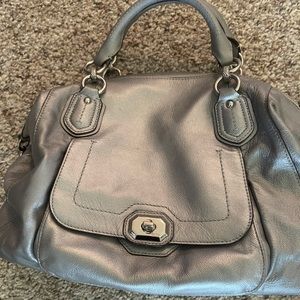 Vintage Coach satchel campbell turnlock